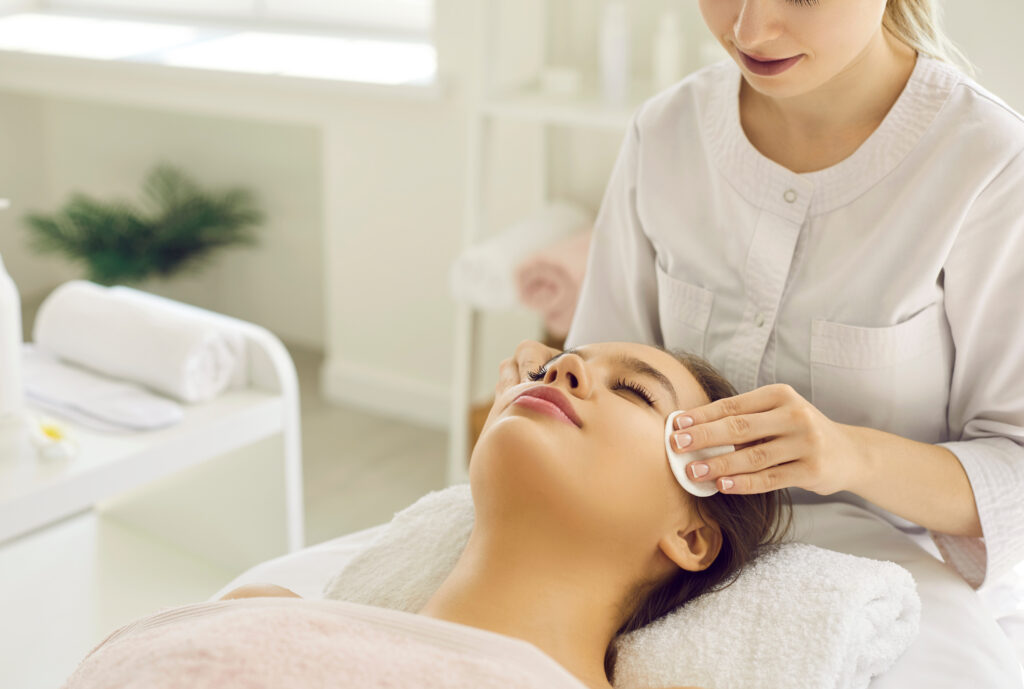 how an aesthetician can improve your skin